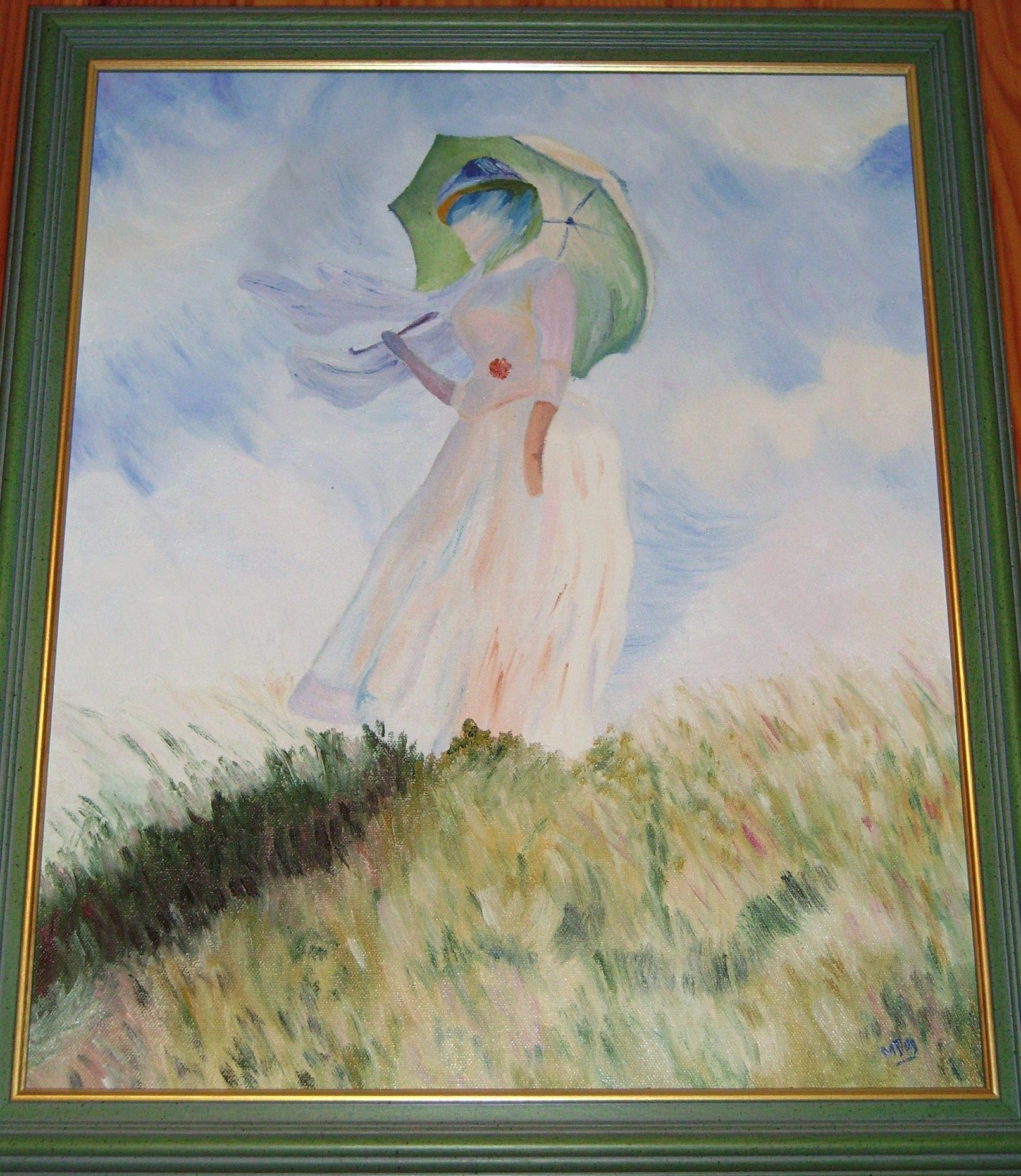 femme d'après monet